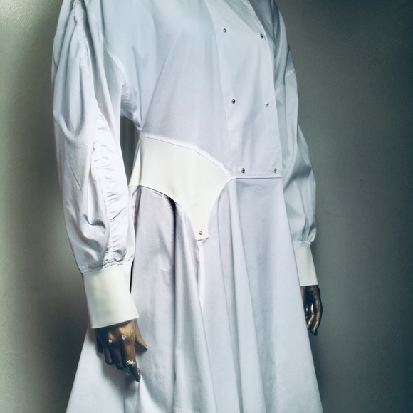 uninterrupted white dress